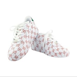 SOLD OUT!!! MENS: HANDPAINTED GUCCI GG PRINT AF1